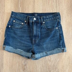 GAP Women's Dark Blue Jean Shorts